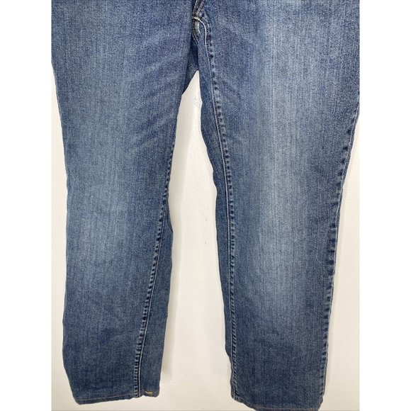 Eddie Bauer Flannel Lined Jeans Womens Sz 10 Boyfriend Fit Denim - Picture 3 of 8